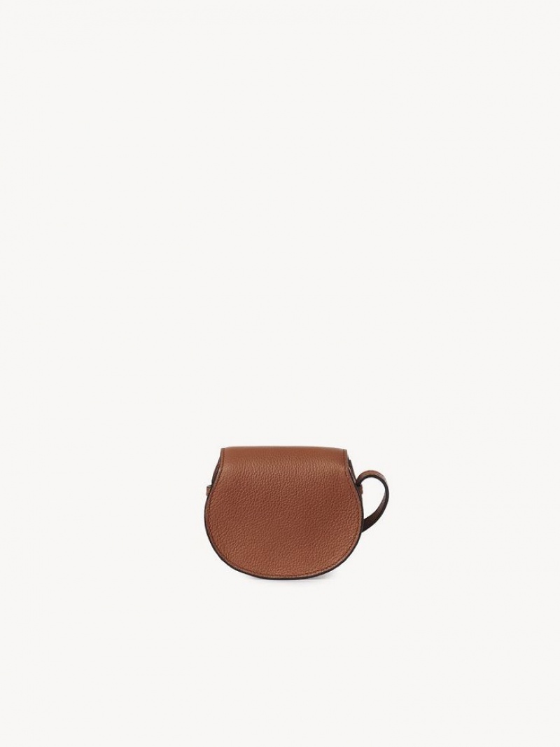 Bolsos Mini Chloe Marcie Nano Saddle Marrom | CHE-SR13684