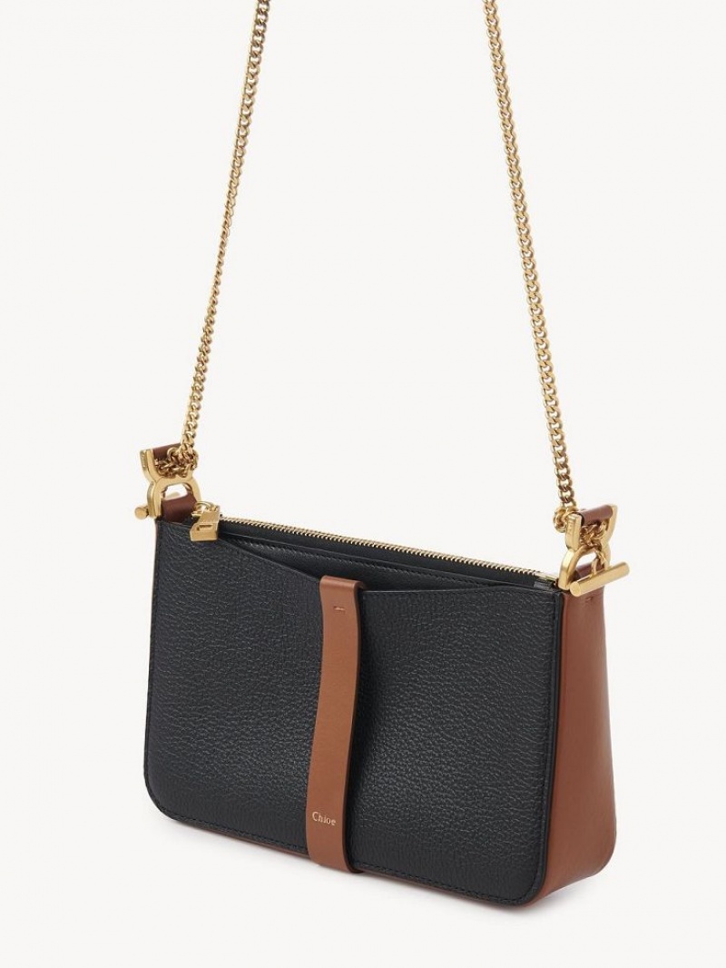 Bolsos Mini Chloe Marcie Pouch On Chain Negros | CHE-SR13704