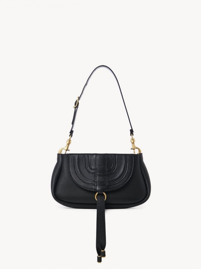 Bolsos Mini Chloe Marcie Small Clutch Negros | CHE-SR13671