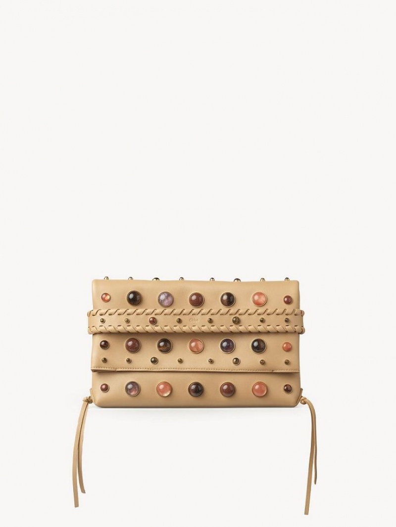 Bolsos Mini Chloe Mony Clutch Marrom | CHE-SR13667