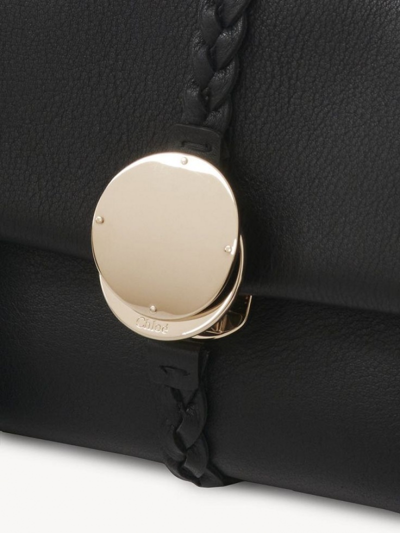 Bolsos Mini Chloe Penelope Soft Shoulder Negros | CHE-SR13706