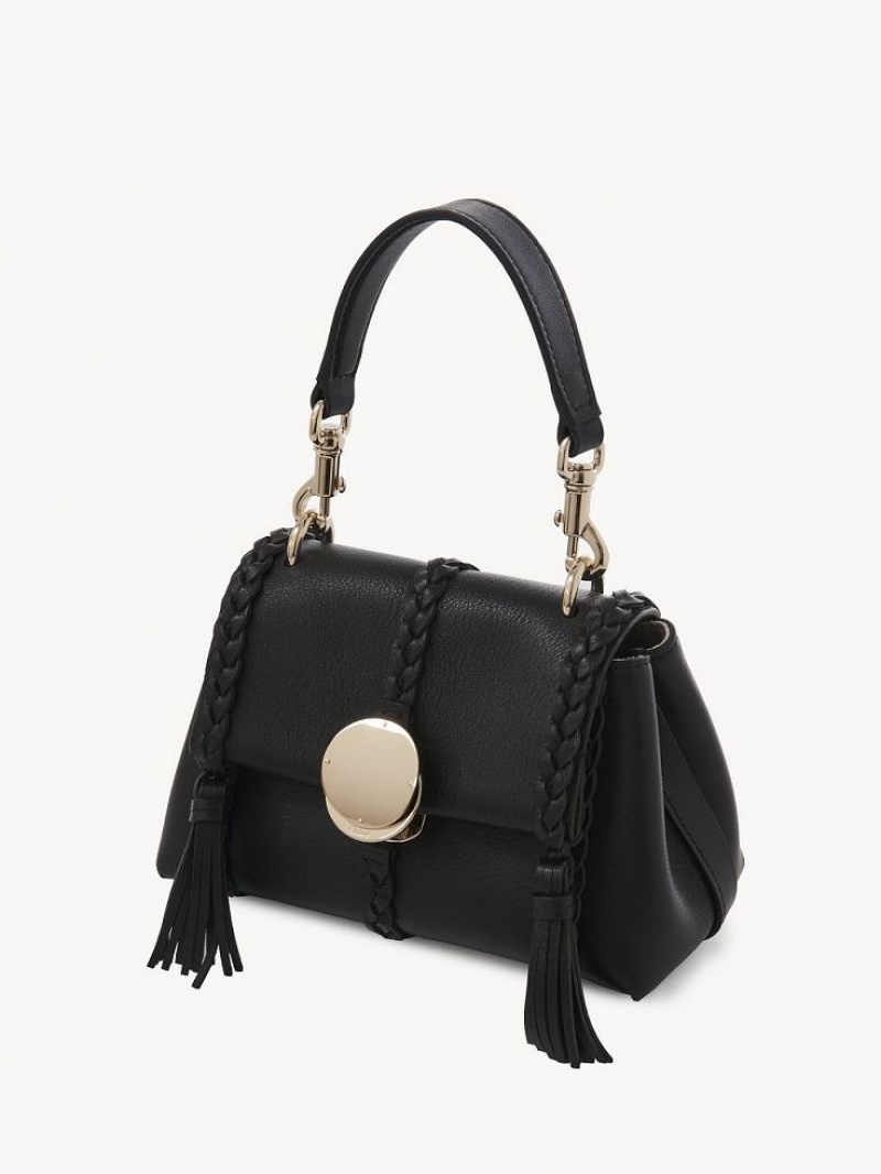 Bolsos Mini Chloe Penelope Soft Shoulder Negros | CHE-SR13706