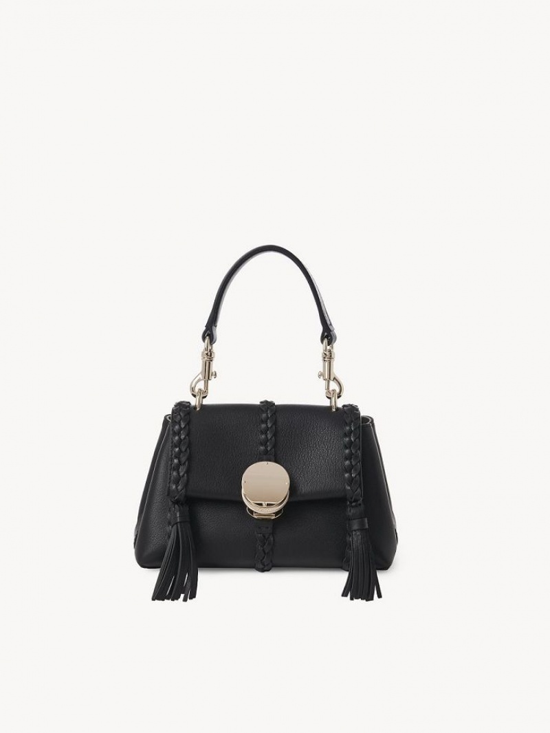 Bolsos Mini Chloe Penelope Soft Shoulder Negros | CHE-SR13706