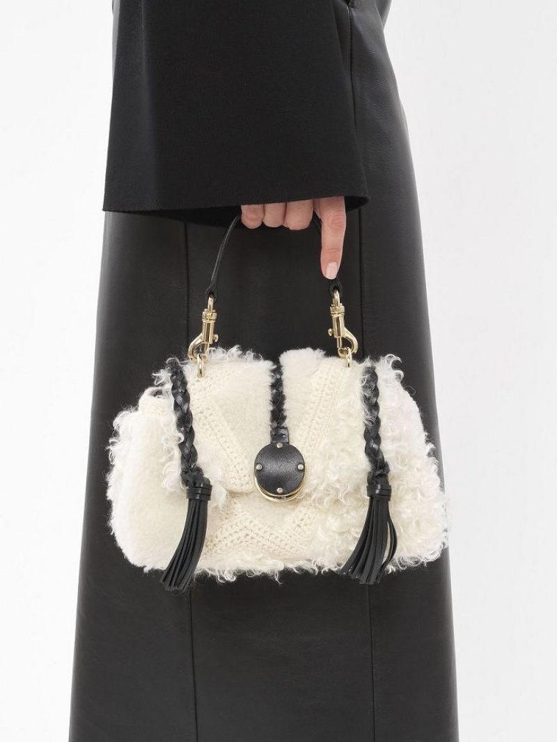 Bolsos Mini Chloe Penelope Soft Shoulder Blancos | CHE-SR13707