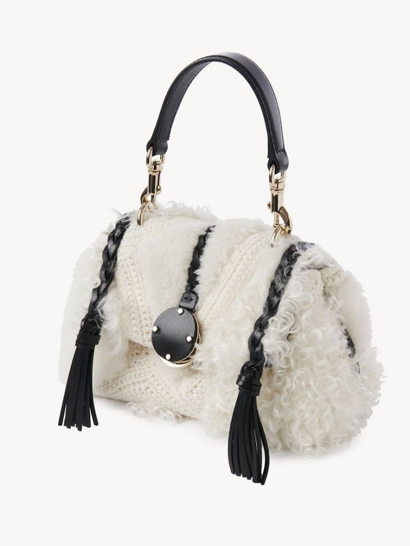 Bolsos Mini Chloe Penelope Soft Shoulder Blancos | CHE-SR13707