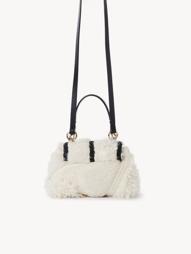 Bolsos Mini Chloe Penelope Soft Shoulder Blancos | CHE-SR13707