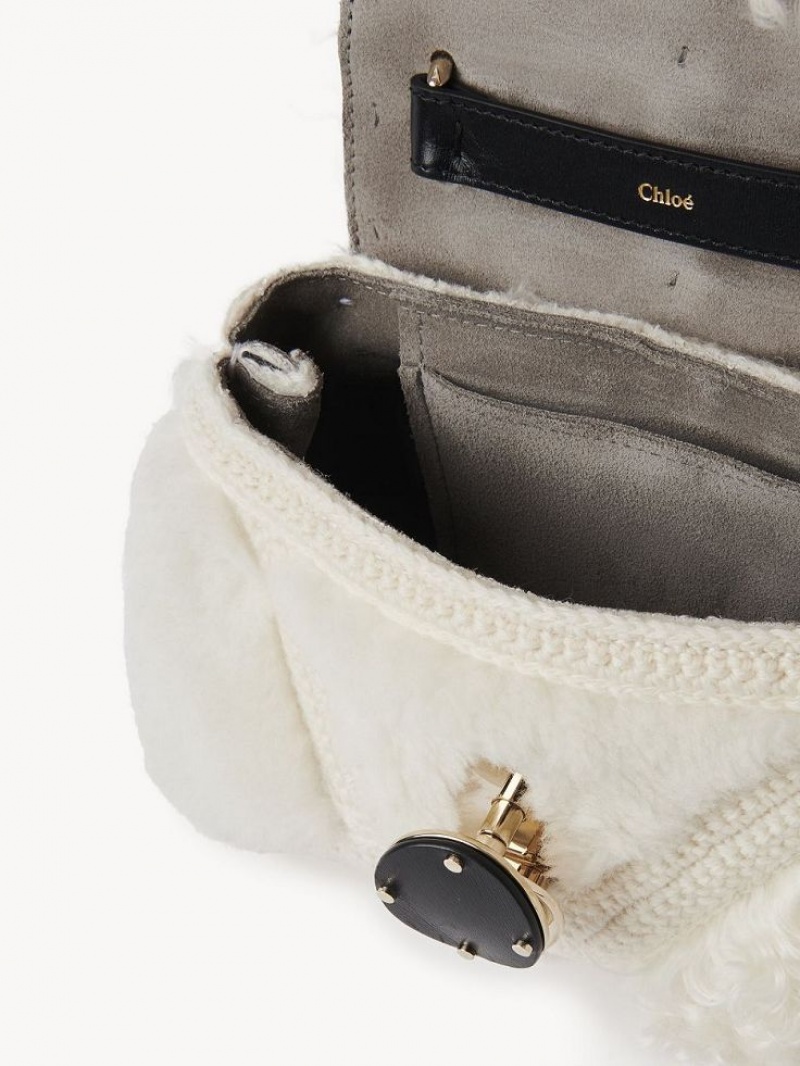 Bolsos Mini Chloe Penelope Soft Shoulder Blancos | CHE-SR13707