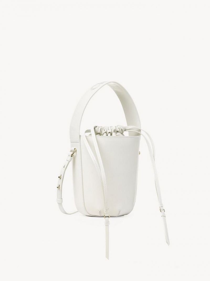 Bolsos Mini Chloe Sense Bucket Blancos | CHE-SR13677