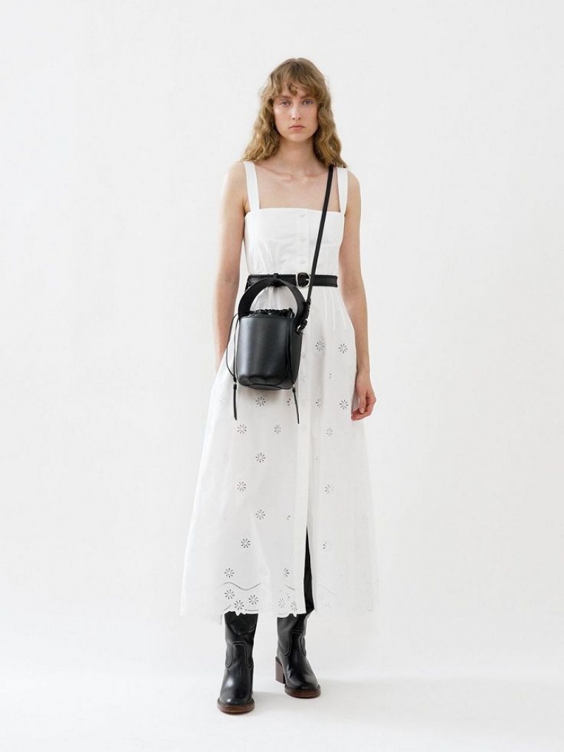 Bolsos Mini Chloe Sense Bucket Negros | CHE-SR13702