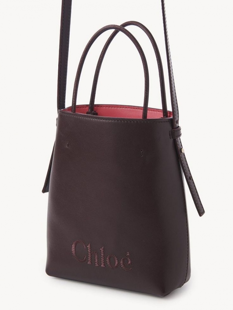 Bolsos Mini Chloe Sense Tote Azules | CHE-SR13735
