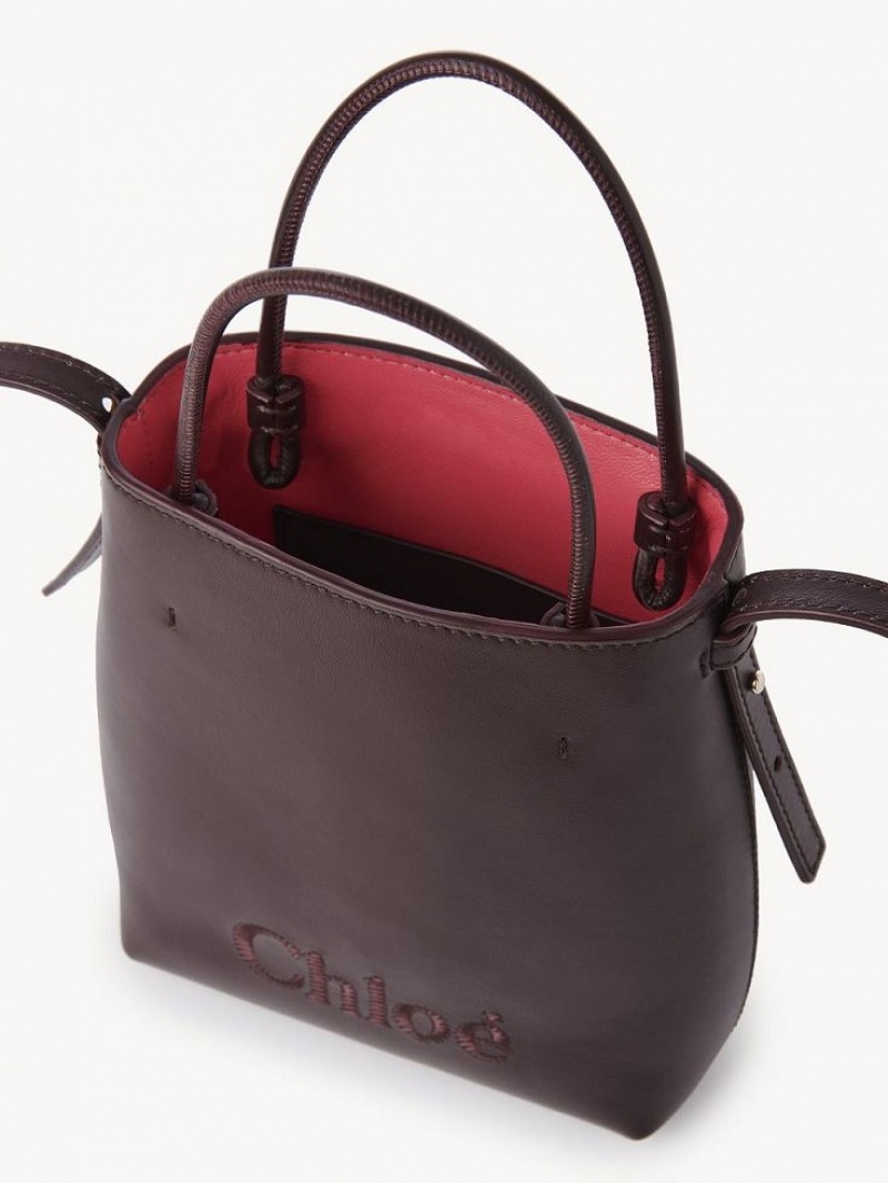Bolsos Mini Chloe Sense Tote Azules | CHE-SR13735