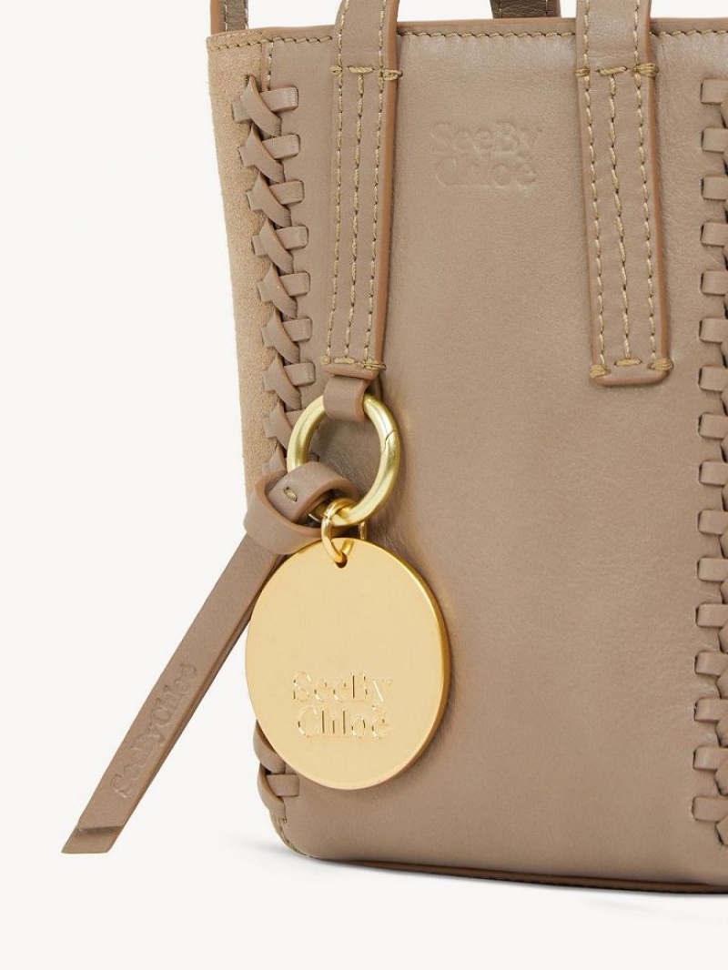 Bolsos Mini Chloe Tilda Tote Grises | CHE-SR14751