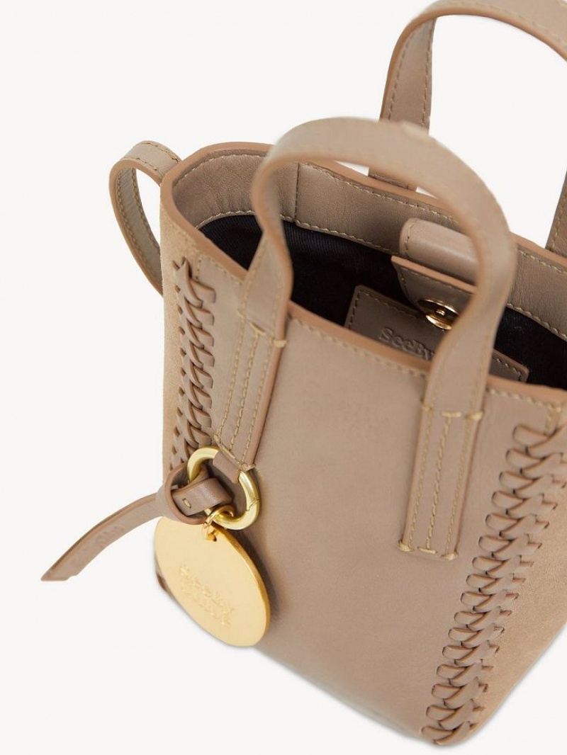 Bolsos Mini Chloe Tilda Tote Grises | CHE-SR14751