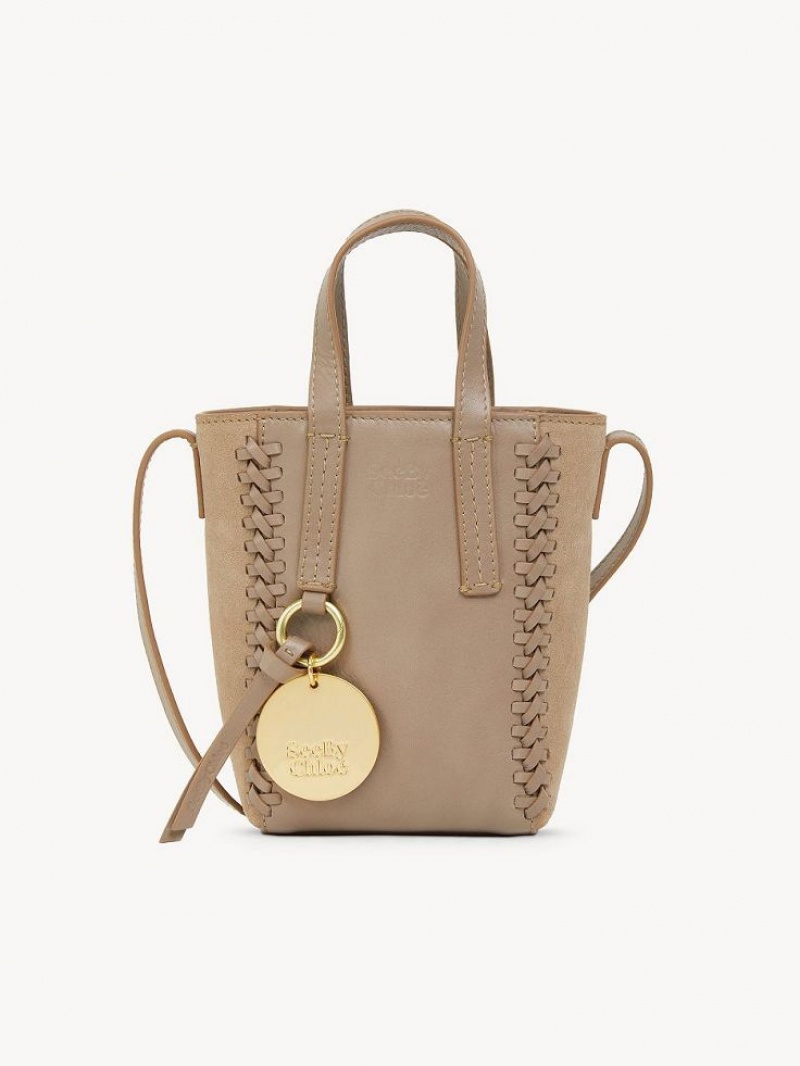 Bolsos Mini Chloe Tilda Tote Grises | CHE-SR14751