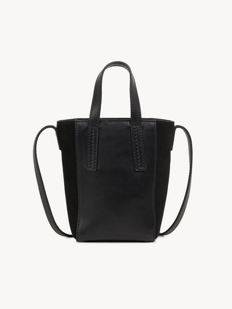 Bolsos Mini Chloe Tilda Tote Negros | CHE-SR14752