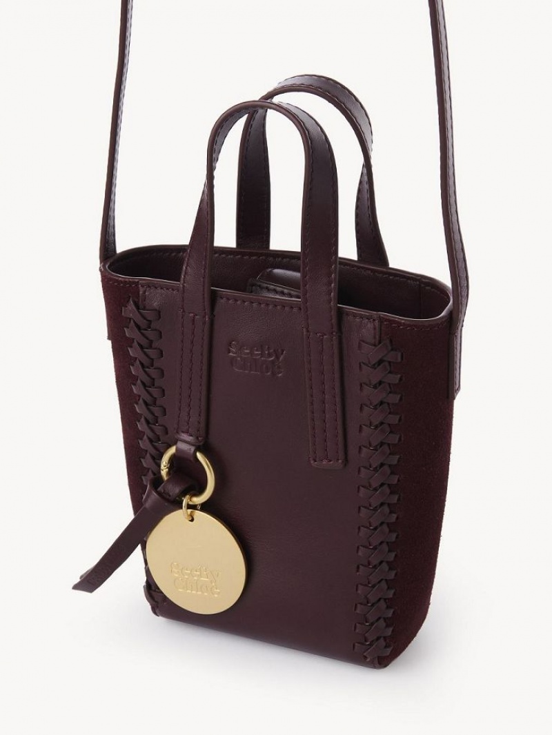 Bolsos Mini Chloe Tilda Tote Vino | CHE-SR14750