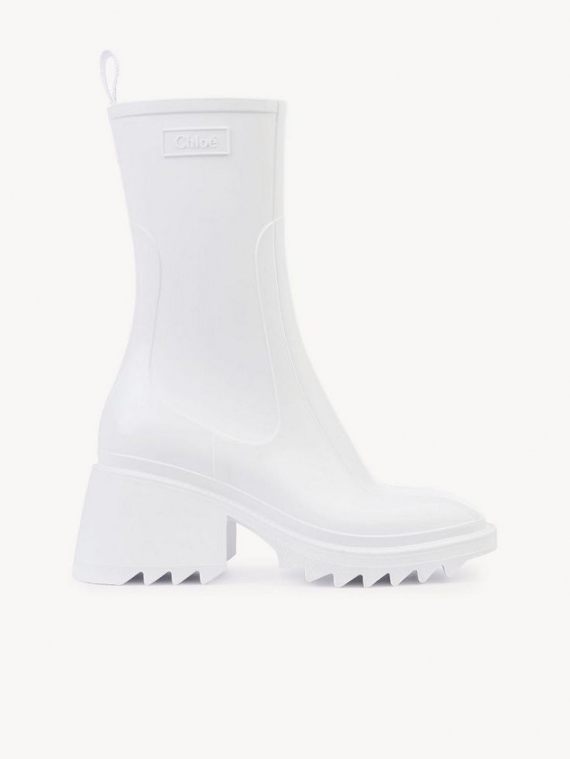 Botas Chloe Betty Rain Blancos | CHE-SR14215