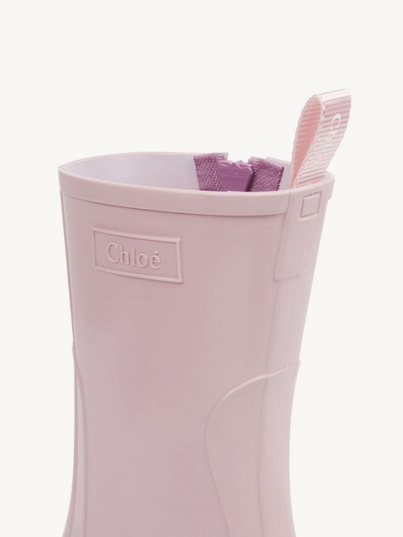 Botas Chloe Betty Rain Morados | CHE-SR14196