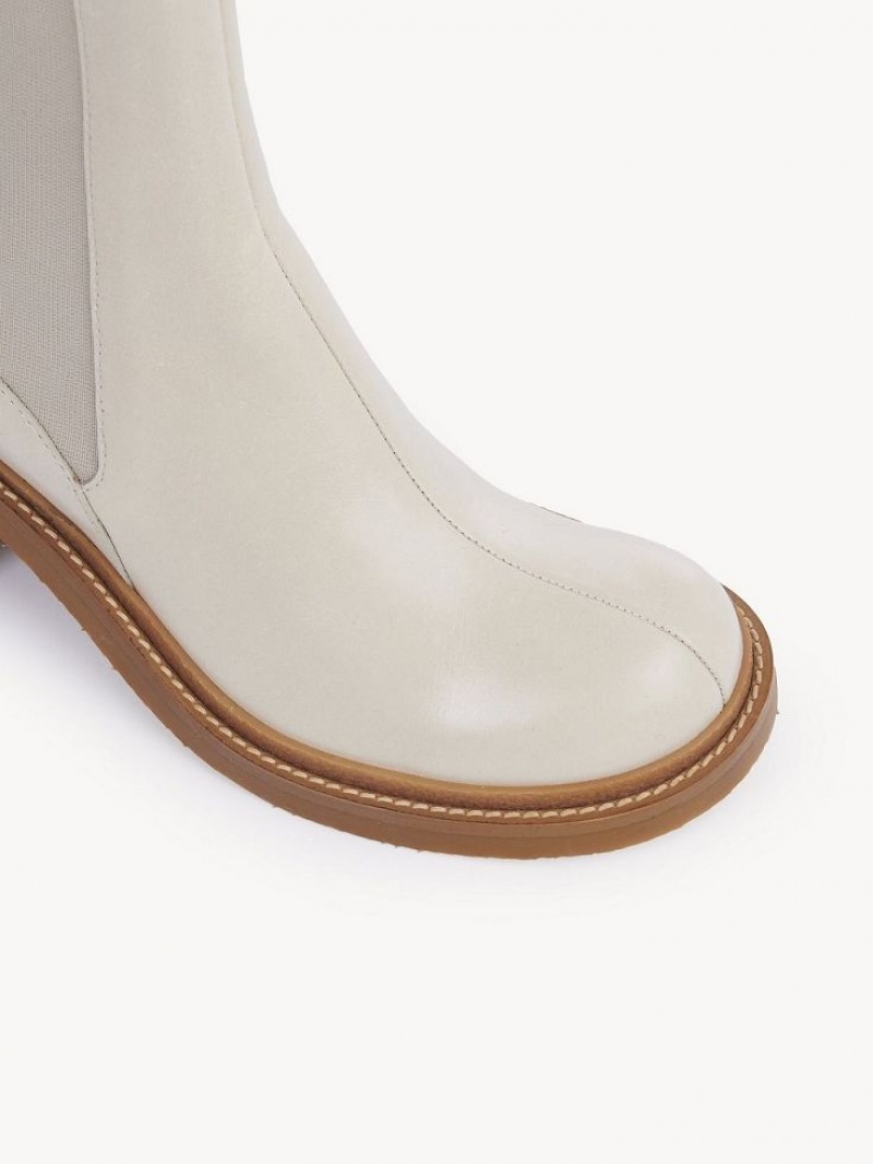 Botas Chloe Bonni Tacón Chelsea Blancos | CHE-SR14865