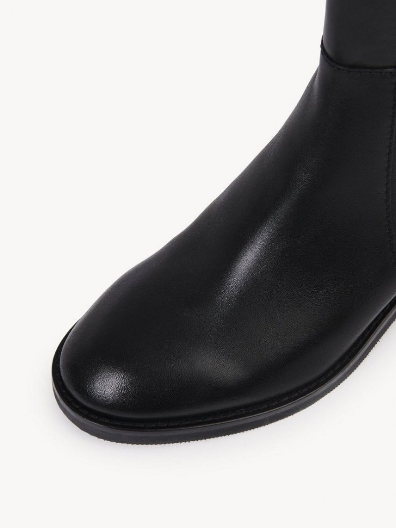 Botas Chloe Chany Planos High Negros | CHE-SR14872