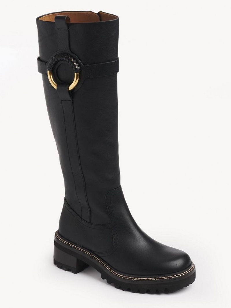 Botas Chloe Hana Altos Negros | CHE-SR14893