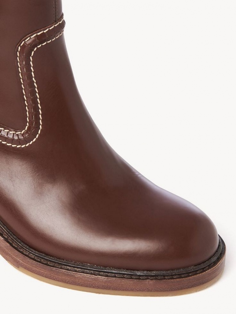 Botas Chloe Mallo Altos Marrom | CHE-SR14234