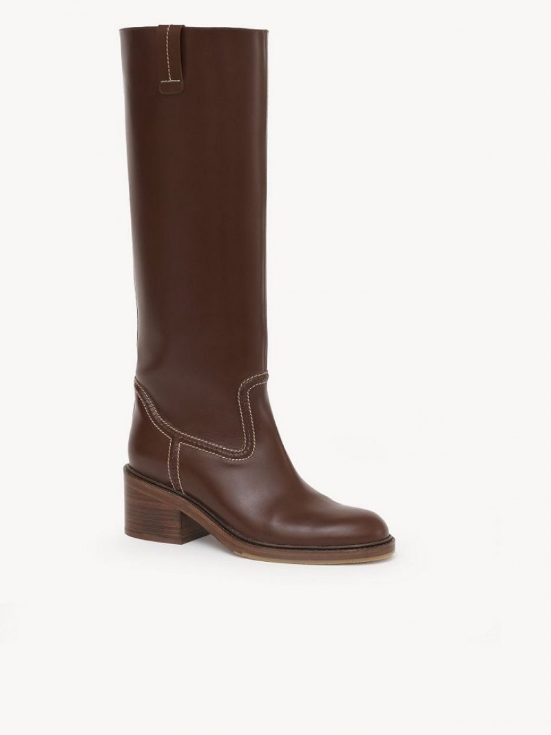 Botas Chloe Mallo Altos Marrom | CHE-SR14234