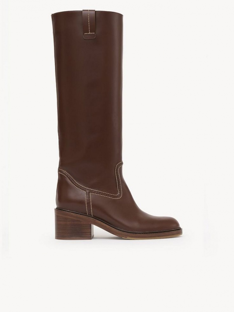 Botas Chloe Mallo Altos Marrom | CHE-SR14234