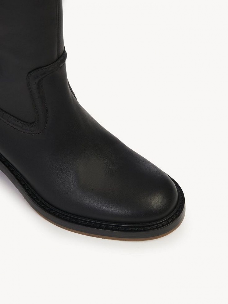 Botas Chloe Mallo High Negros | CHE-SR14235