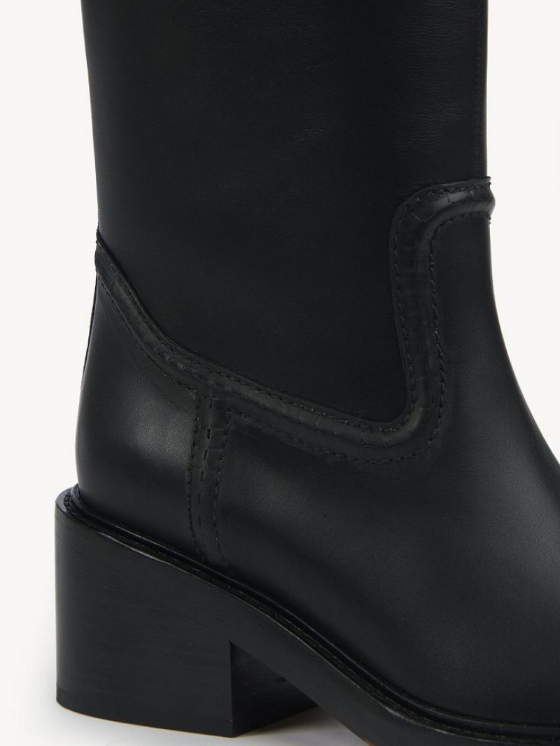 Botas Chloe Mallo High Negros | CHE-SR14235