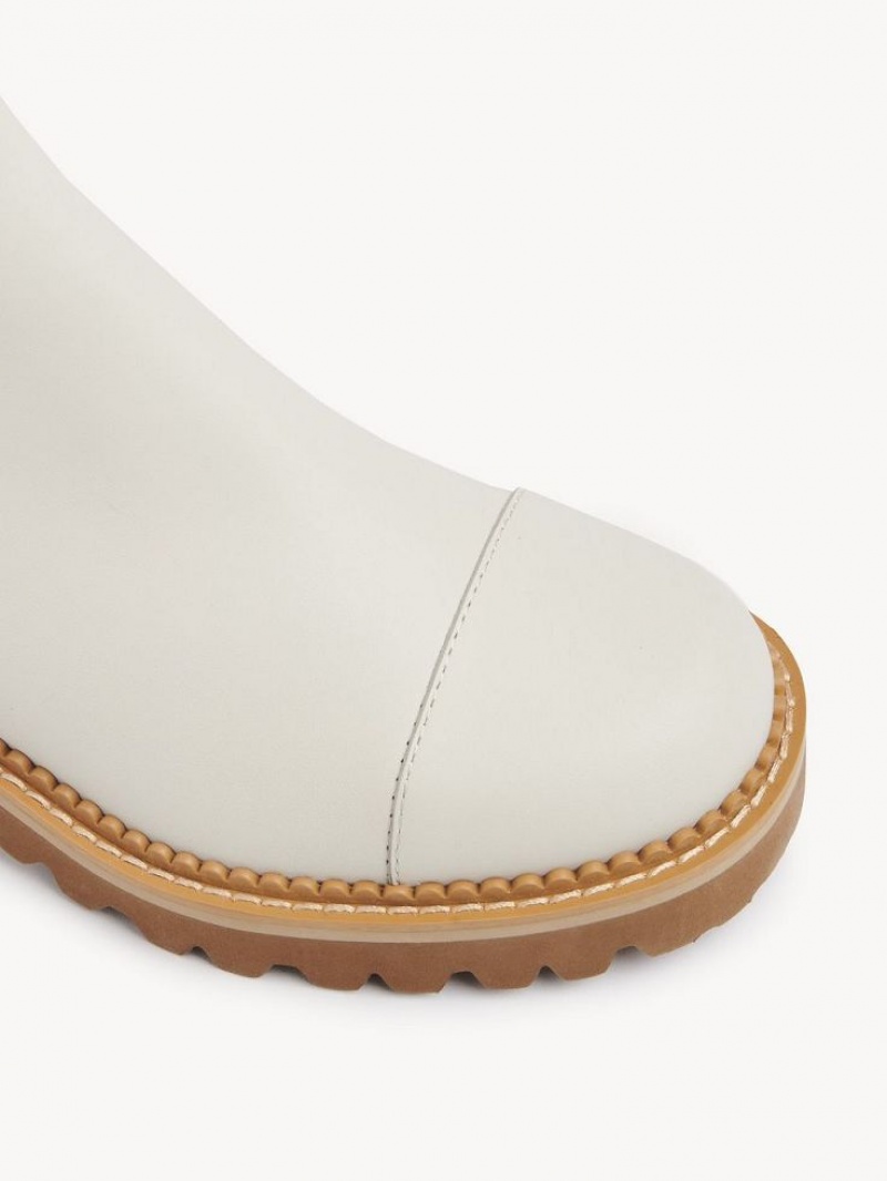 Botas Chloe Mallory Chelsea Blancos | CHE-SR14886