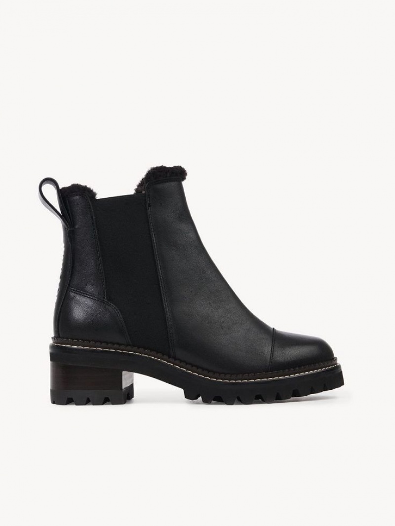 Botas Chloe Mallory Chelsea Negros | CHE-SR14873