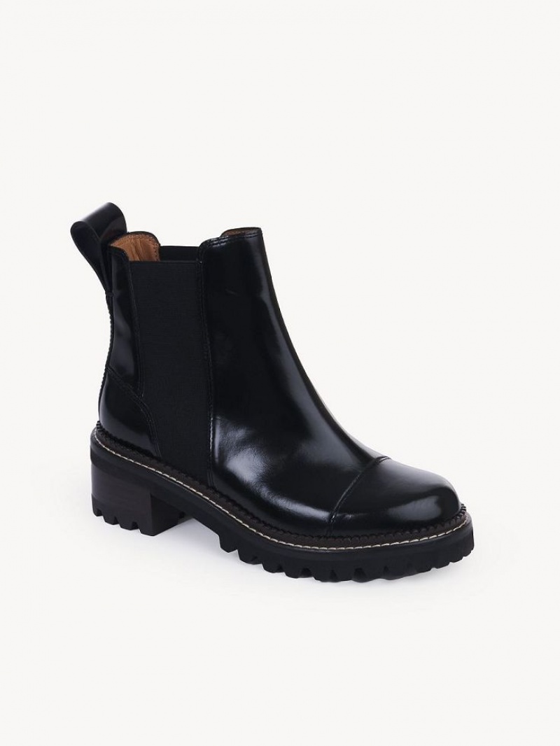 Botas Chloe Mallory Chelsea Negros | CHE-SR14881
