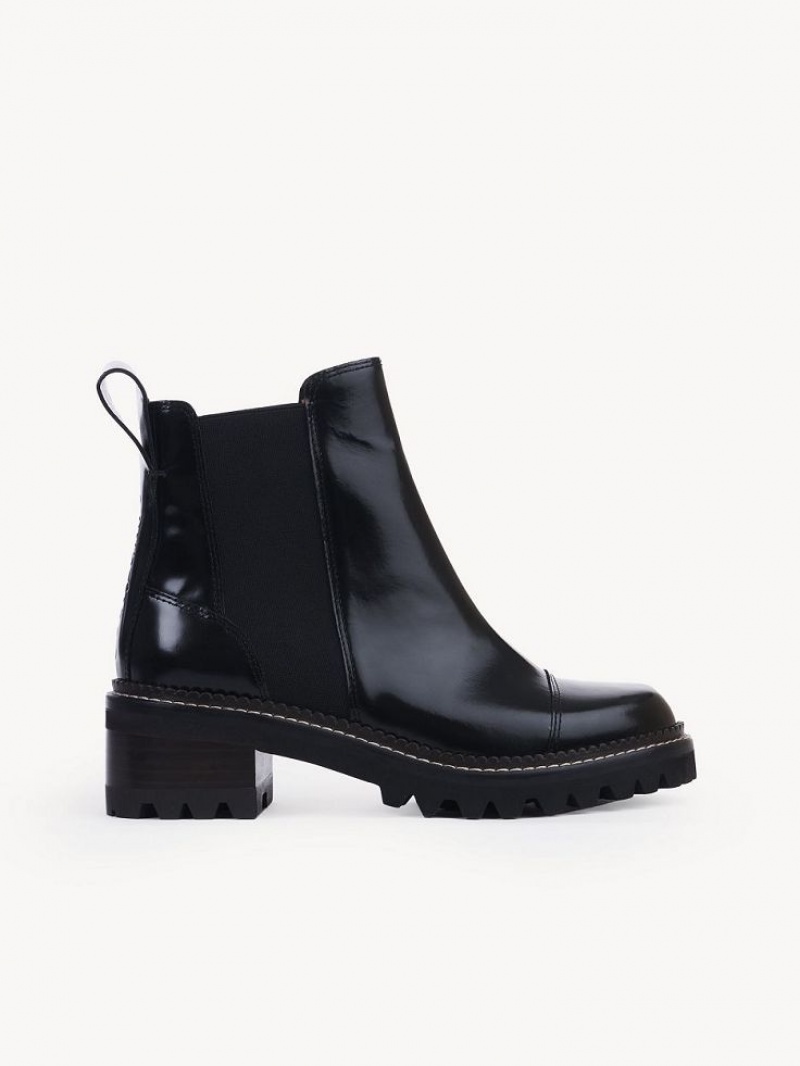 Botas Chloe Mallory Chelsea Negros | CHE-SR14881