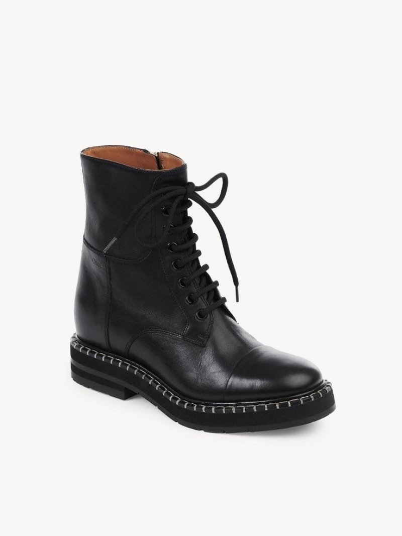 Botas Chloe Noua Combat Negros | CHE-SR14242