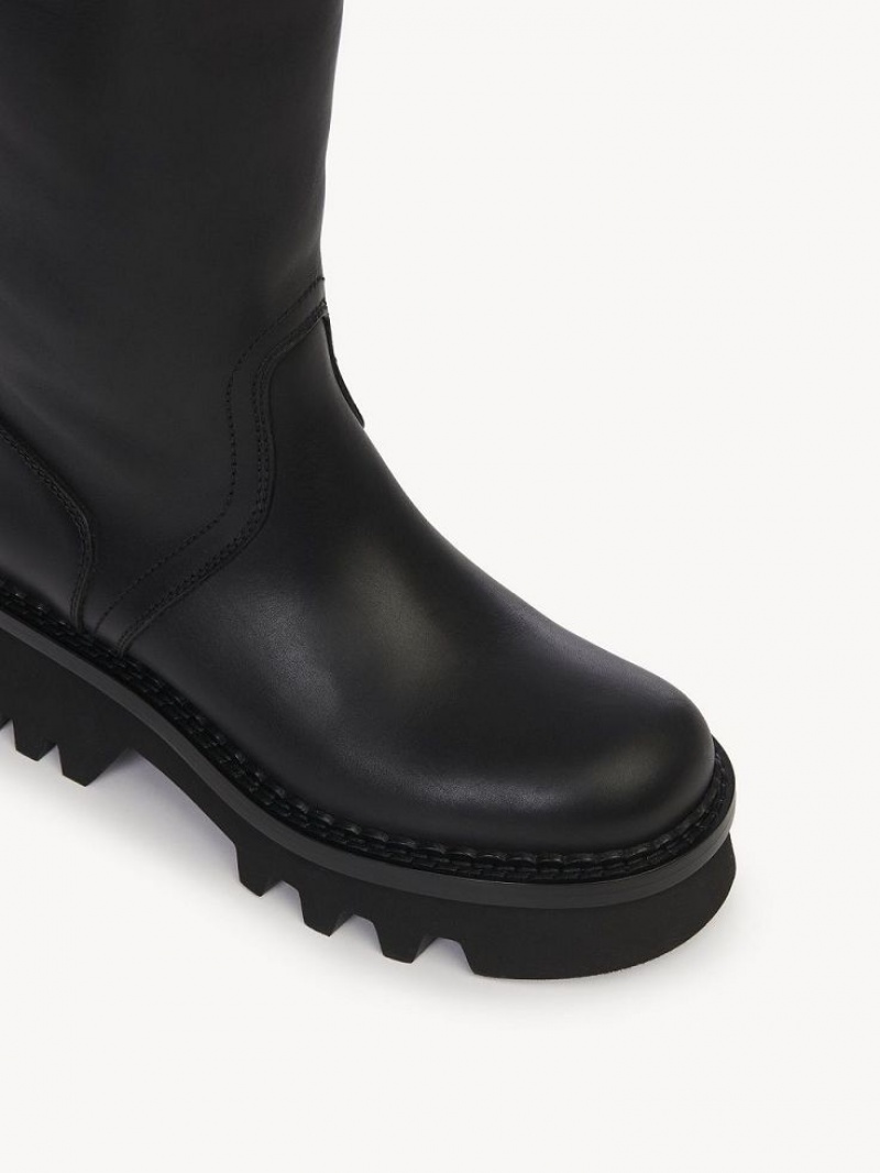 Botas Chloe Owena High Negros | CHE-SR14238