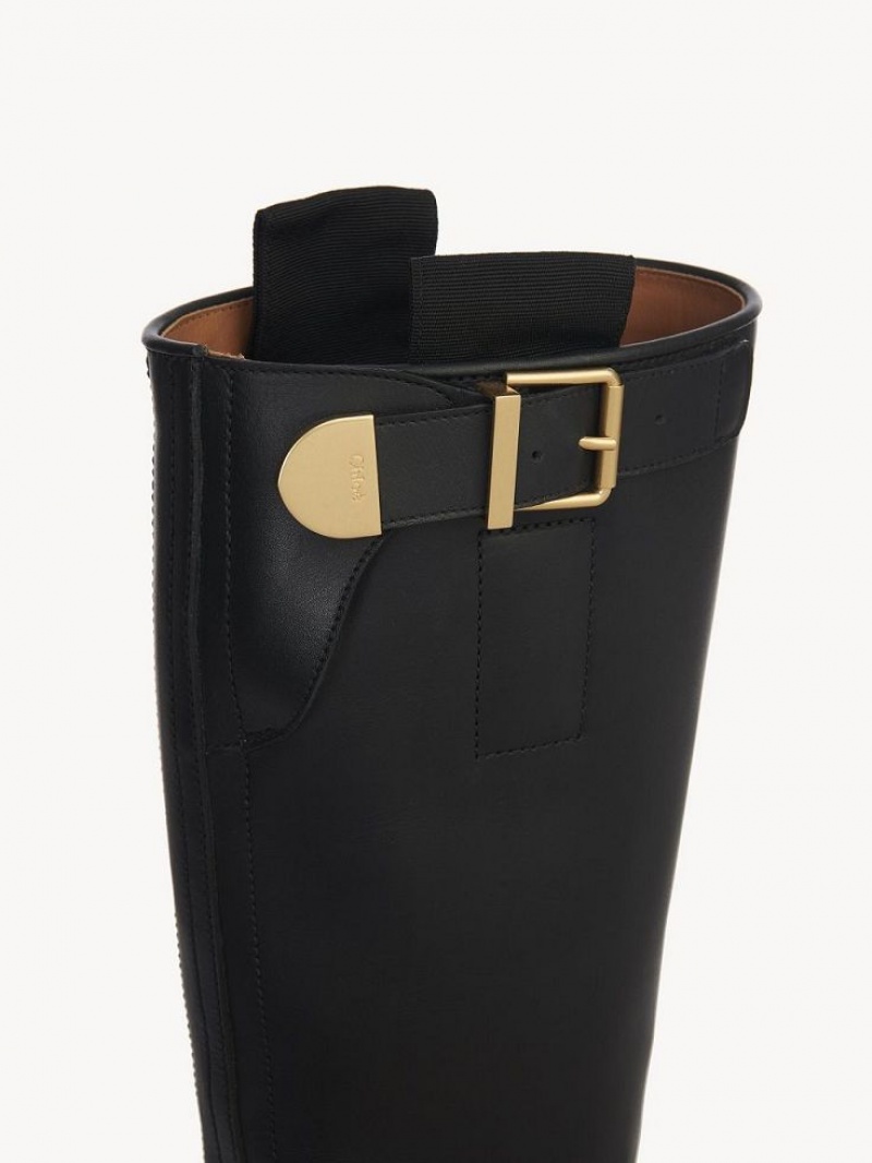 Botas Chloe Owena High Negros | CHE-SR14238