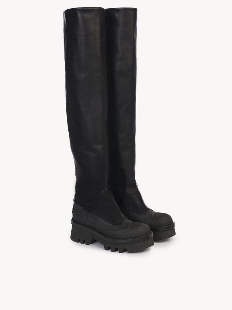Botas Chloe Raina Over-the-knee Negros | CHE-SR14198