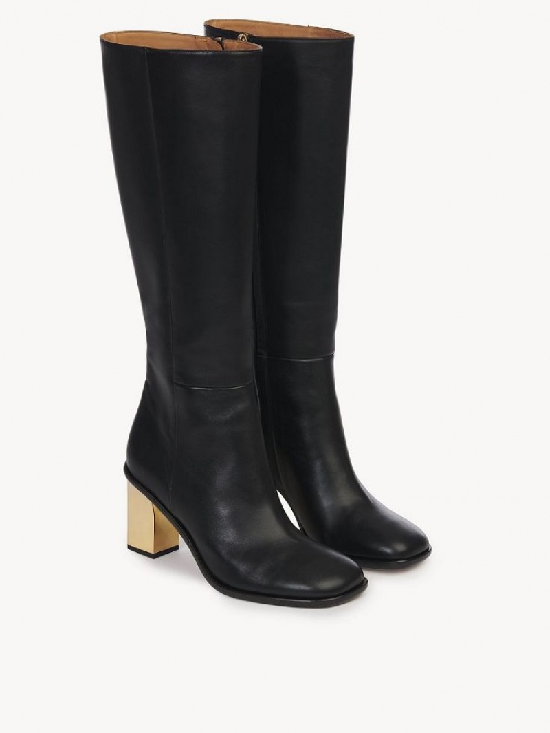Botas Chloe Rebecca High Negros | CHE-SR14233