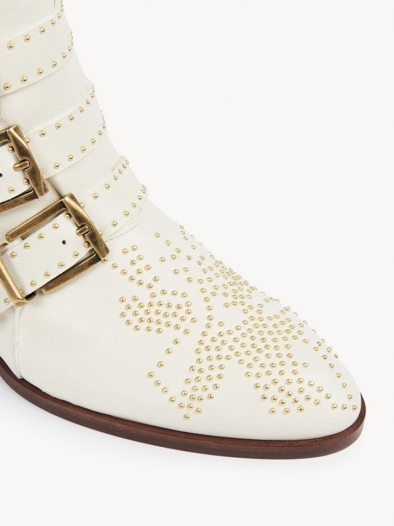 Botas Chloe Susanna Corta Blancos | CHE-SR14201