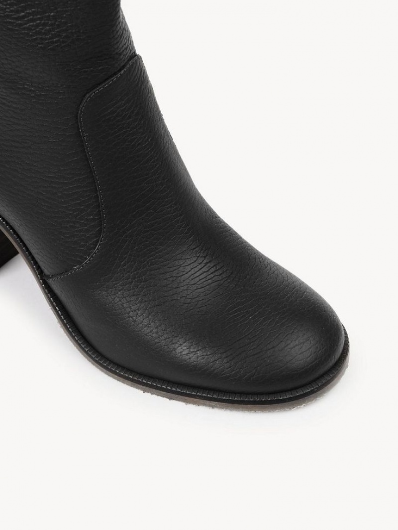 Botines Chloe Aryel Tacón Negros | CHE-SR14857
