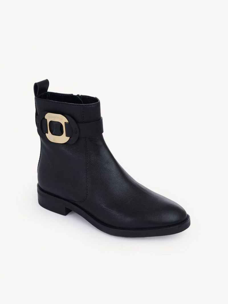 Botines Chloe Chany Negros | CHE-SR14874