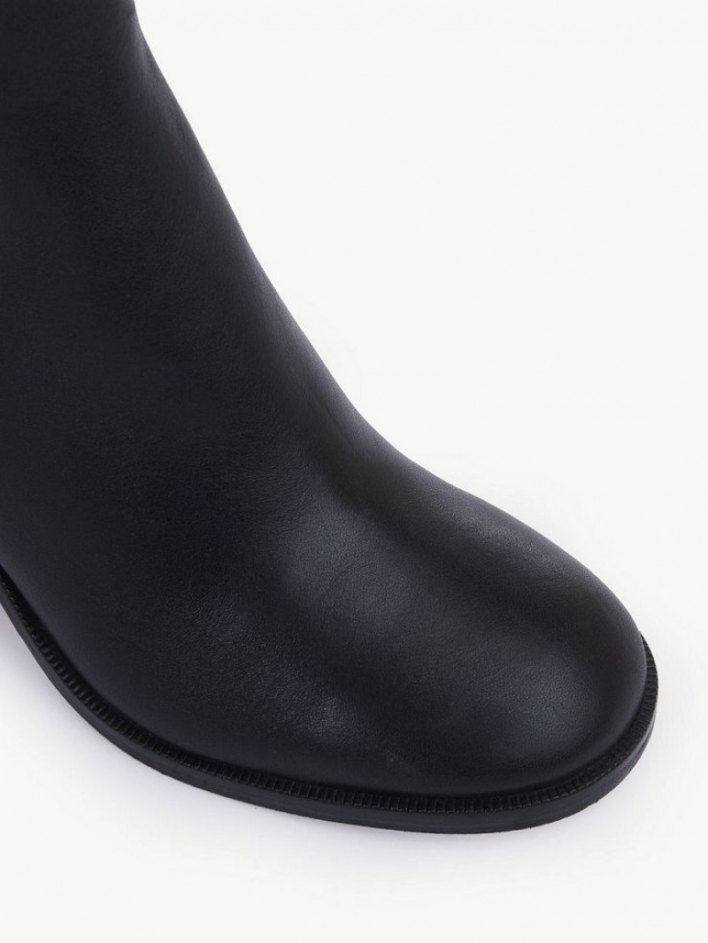 Botines Chloe Chany Tacón Negros | CHE-SR14867