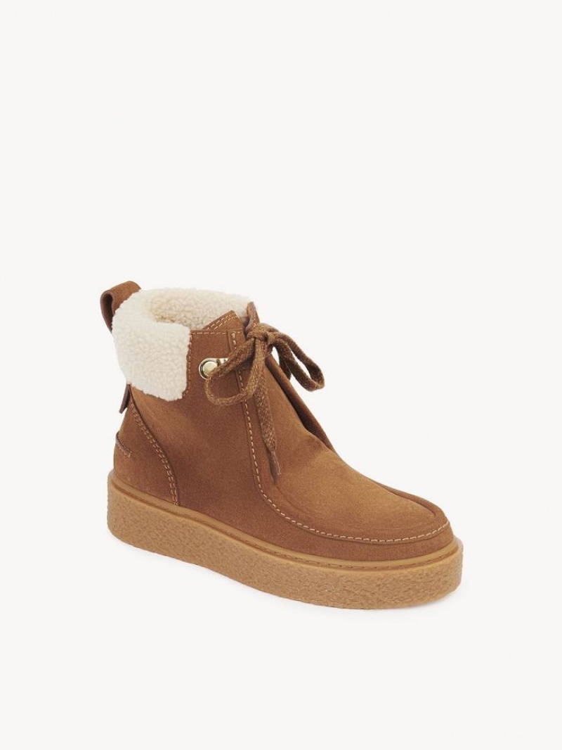 Botines Chloe Jille Marrom Chocolate Marrom | CHE-SR14876