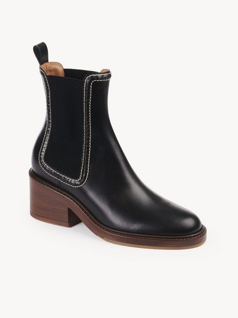 Botines Chloe Mallo Negros | CHE-SR14209