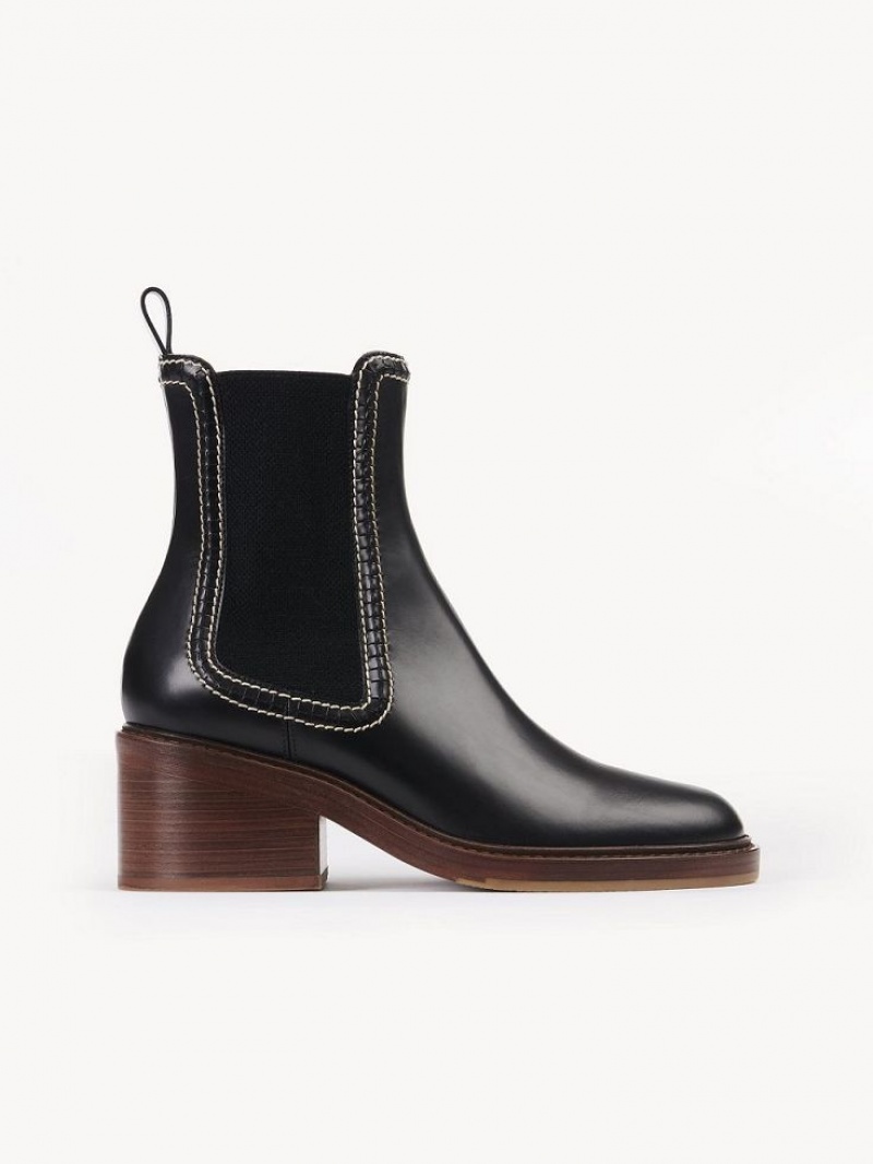 Botines Chloe Mallo Negros | CHE-SR14209