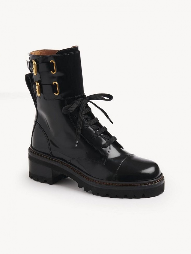 Botines Chloe Mallory Negros | CHE-SR14878