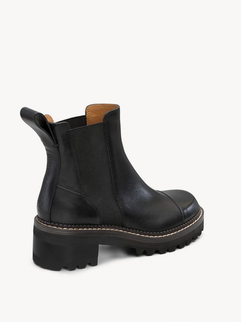 Botines Chloe Mallory Negros | CHE-SR14885