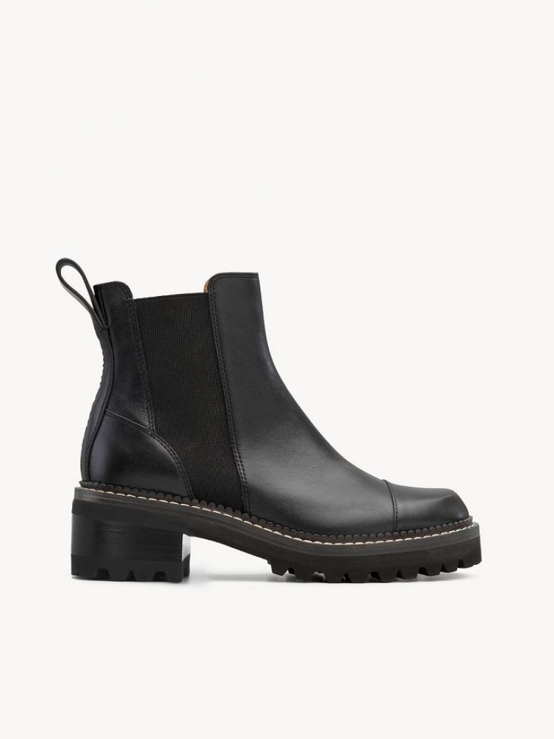 Botines Chloe Mallory Negros | CHE-SR14885