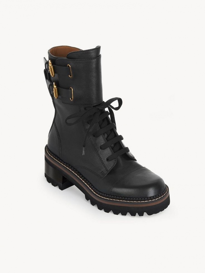 Botines Chloe Mallory Negros | CHE-SR14888